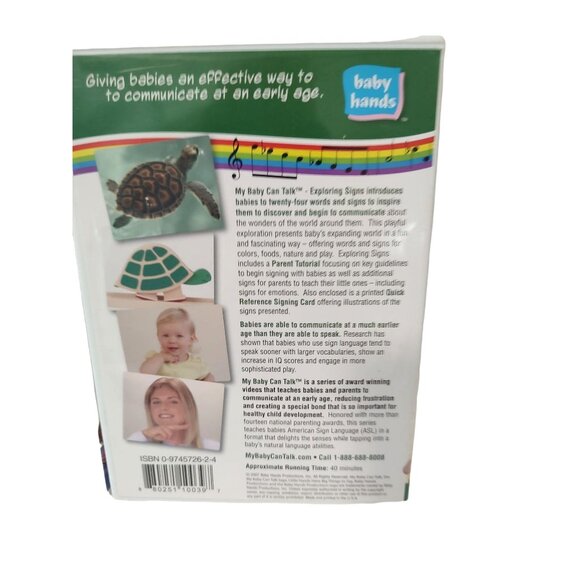 Vintage 2004-2005 My Baby Can Talk DVD Set First Signs & Exploring Signs Award - Picture 3 of 4